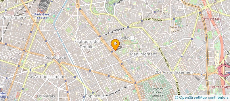 localisation de l'entreprise SCI COURONNES  PARIS