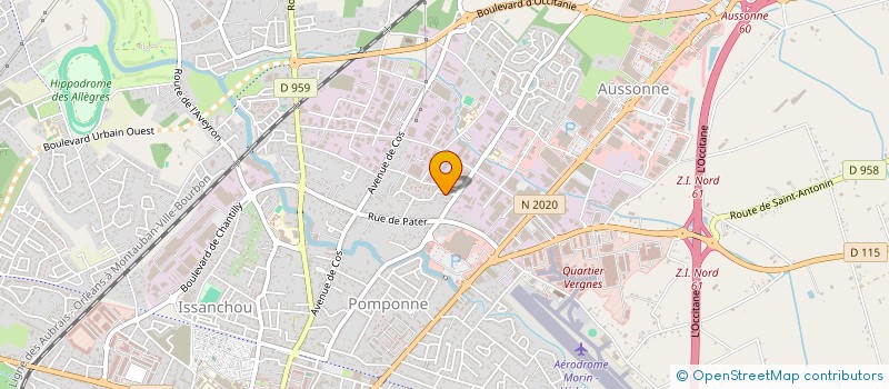 localisation de l'entreprise SCI COUROU  MONTAUBAN