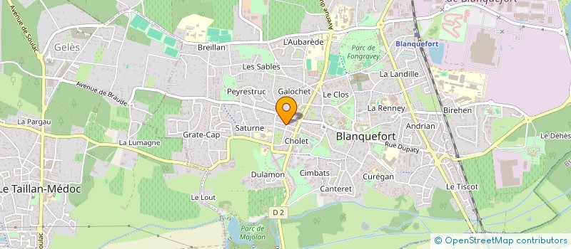 localisation de l'entreprise SCI COURRECH à BLANQUEFORT
