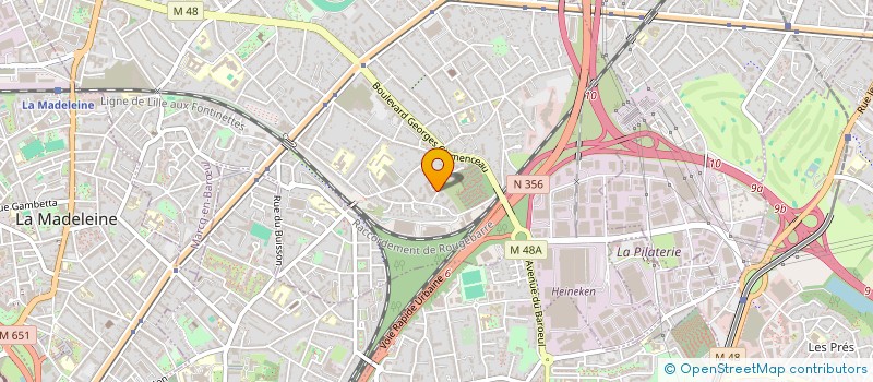 localisation de l'entreprise SCI COURRIERES à MARCQ-EN-BARŒUL