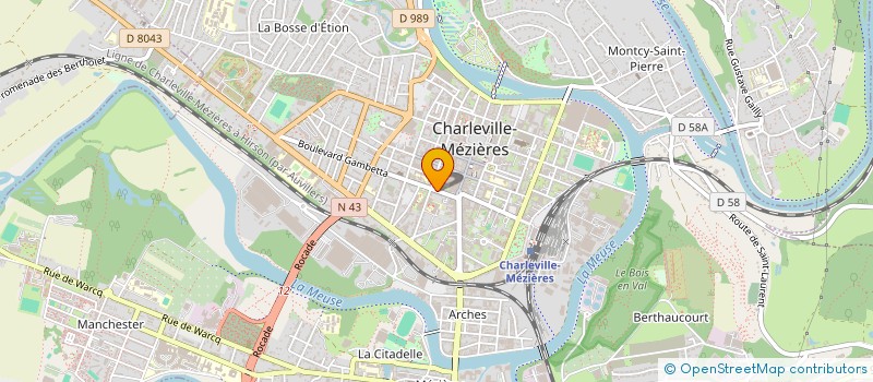 localisation de l'entreprise SCI COURS D'ORLEANS ET DE SEVIGNE  VILLERS-SEMEUSE