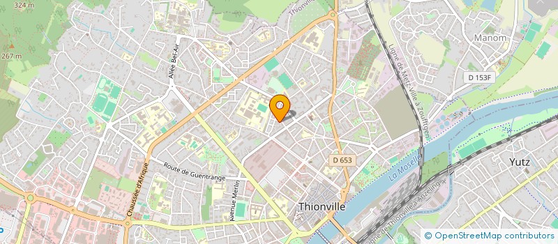 localisation de l'entreprise SCI COURS DE ROME à THIONVILLE