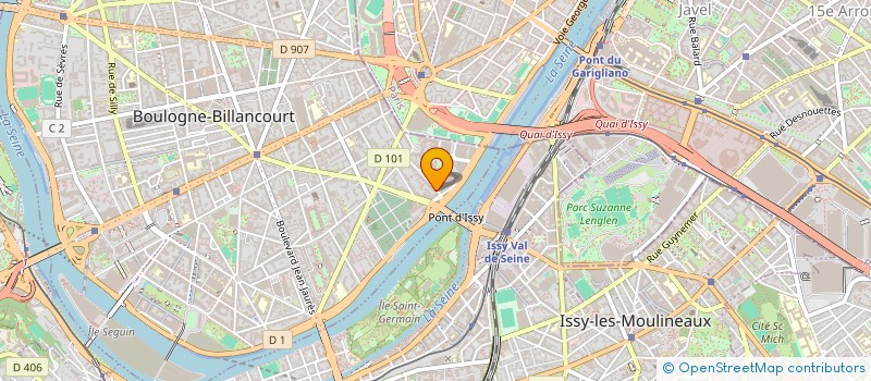 localisation de l'entreprise SCI COURS DES PEUPLIERS à BOULOGNE-BILLANCOURT