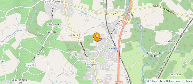 localisation de l'entreprise SCI COURS ET FILS à CAVIGNAC
