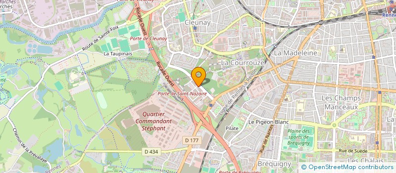 localisation de l'entreprise SCI COURS LUMIERE  SAINT-JACQUES-DE-LA-LANDE