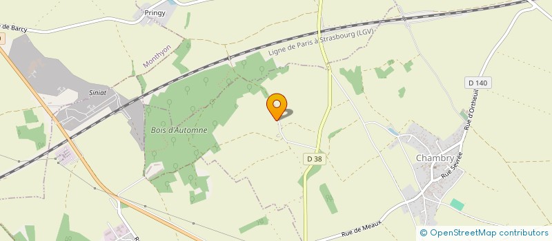 localisation de l'entreprise SCI COURS RAOULT  CHAMBRY