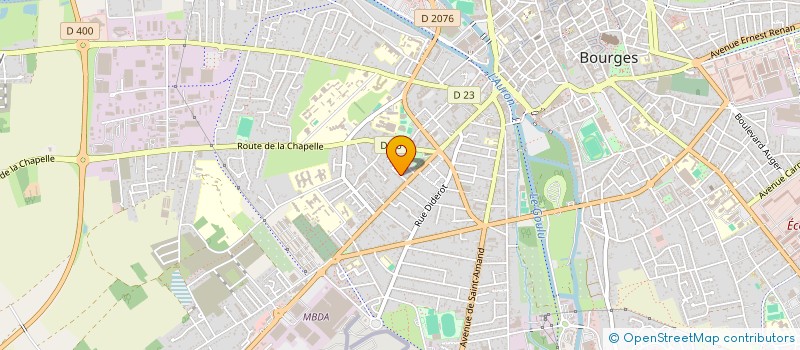 localisation de l'entreprise SCI COURSARLON  BOURGES