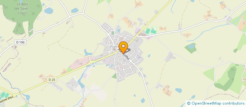 localisation de l'entreprise SCI COURSEAU OUVRARD  YZERNAY