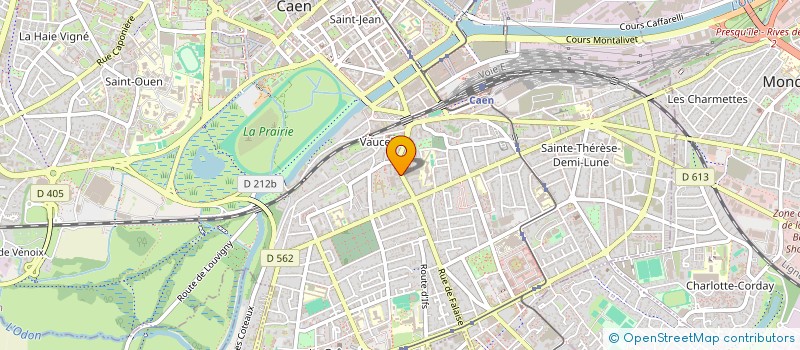 localisation de l'entreprise SCI COURSEULLES  CAEN