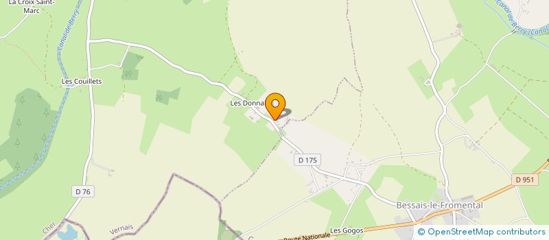 localisation de l'entreprise SCI COURSIVELLE  VERNAIS