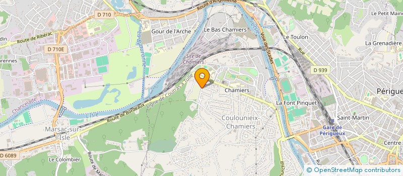 localisation de l'entreprise SCI COURTANCE  COULOUNIEIX-CHAMIERS