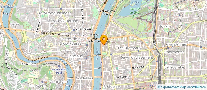 localisation de l'entreprise SCI COURTAUD  LYON