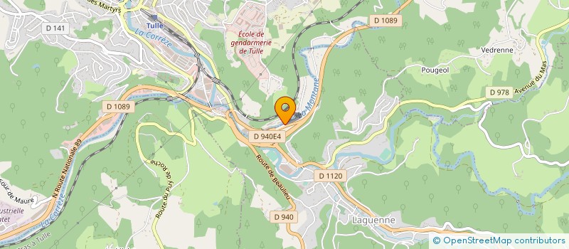 localisation de l'entreprise SCI COURTAUD ET BESSE IMMOBILIER à LAGUENNE-SUR-AVALOUZE