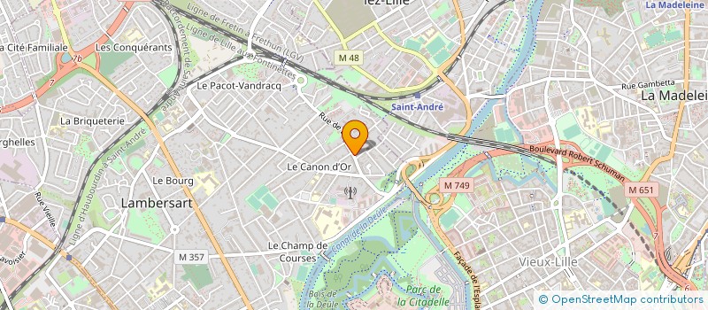 localisation de l'entreprise SCI COURTE PAILLE à LAMBERSART