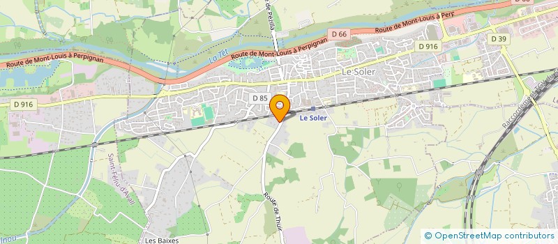 localisation de l'entreprise SCI COURTELINE  LE SOLER