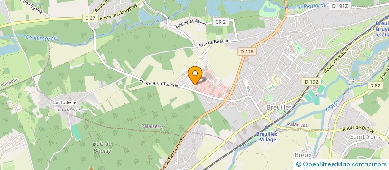 localisation de l'entreprise SCI COURTENAY IGEM  BREUILLET