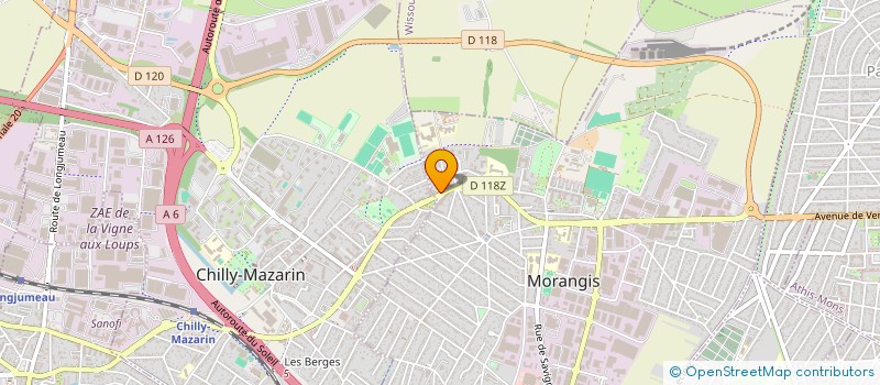 localisation de l'entreprise SCI COURTES EPLUCHES à MORANGIS