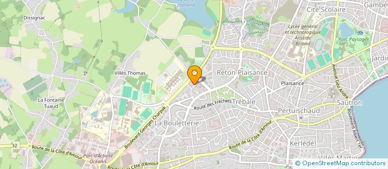 localisation de l'entreprise SCI COURTET  SAINT-NAZAIRE