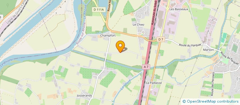 localisation de l'entreprise SCI COURTIAL  ETOILE-SUR-RHONE