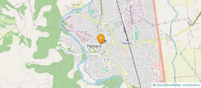 localisation de l'entreprise SCI COURTIEU à PAMIERS