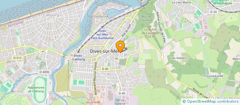 localisation de l'entreprise SCI COURTIL à DIVES-SUR-MER