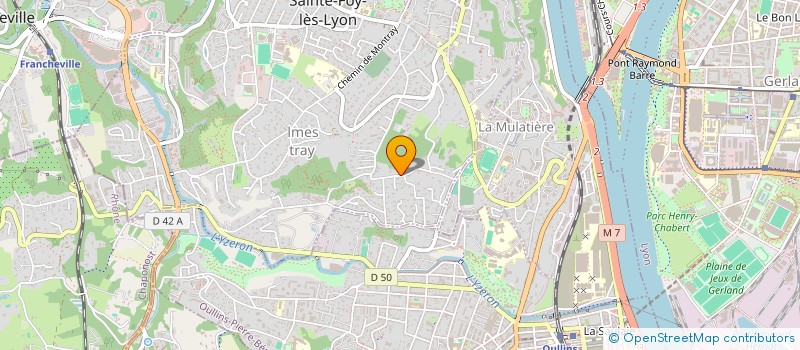 localisation de l'entreprise SCI COURTIL  SAINTE-FOY-LES-LYON