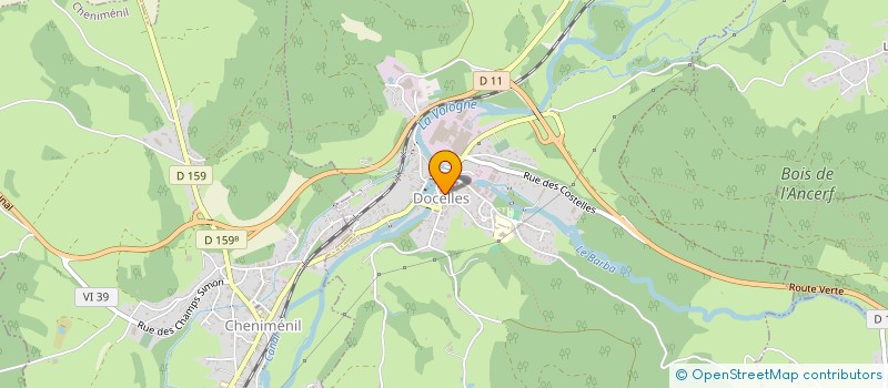 localisation de l'entreprise SCI COURTILLET  DOCELLES