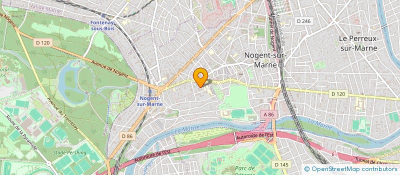 localisation de l'entreprise SCI COURTIN à NOGENT-SUR-MARNE