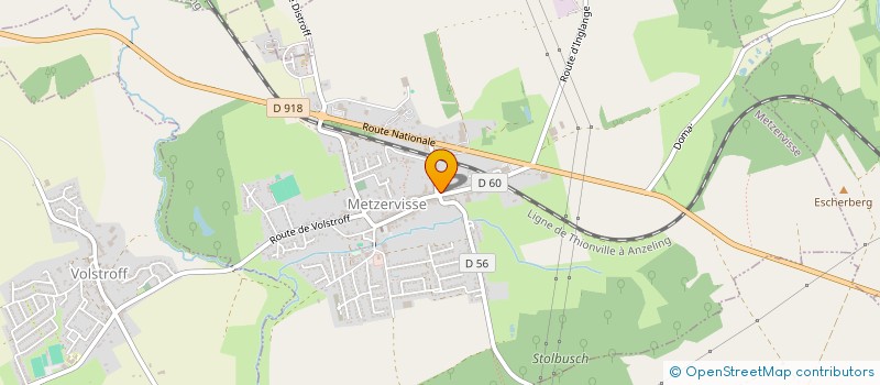 localisation de l'entreprise SCI COURTIN ET LEICK  METZERVISSE