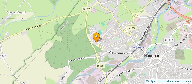 localisation de l'entreprise SCI COURTIN-GIBOIRE  HAUTMONT