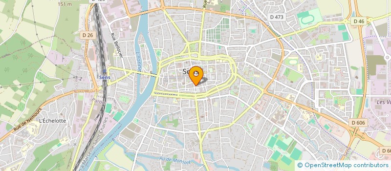 localisation de l'entreprise SCI COURTOIS à SENS