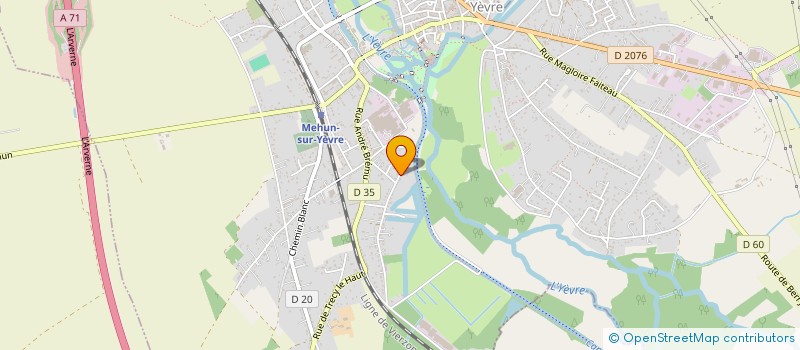 localisation de l'entreprise SCI COURTOIS  MEHUN-SUR-YEVRE