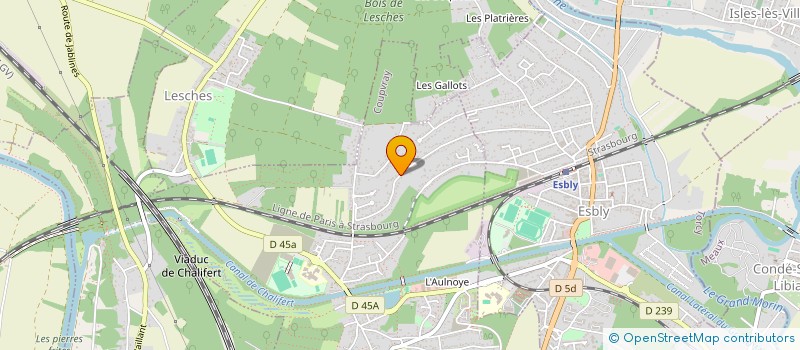 localisation de l'entreprise SCI COURTOIS  COUPVRAY