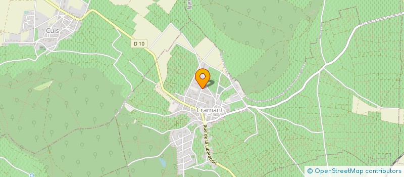 localisation de l'entreprise SCI COURTOIS  CRAMANT