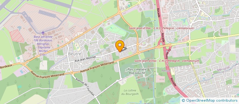 localisation de l'entreprise SCI COURTOIS  MERIGNAC