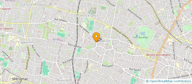 localisation de l'entreprise SCI COURTOIS GUILLARD à BORDEAUX