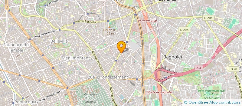 localisation de l'entreprise SCI COURTOISIMMO  PARIS