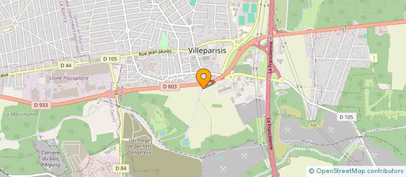 localisation de l'entreprise SCI COURTRY  VILLEPARISIS