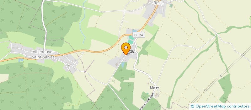 localisation de l'entreprise SCI COURTY  MONTIGNY-LA-RESLE