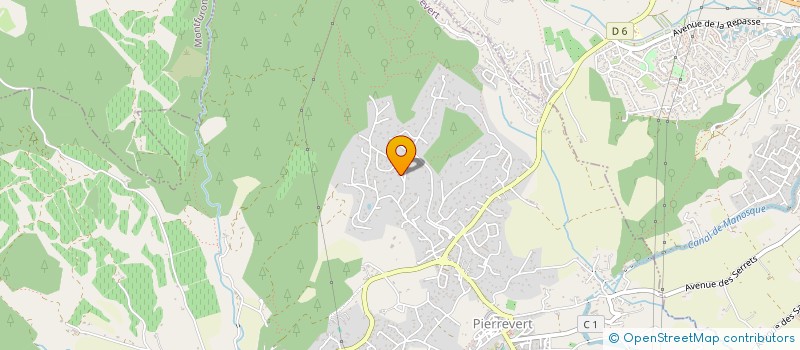 localisation de l'entreprise SCI COURTY  PIERREVERT