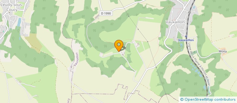 localisation de l'entreprise SCI COURTY MONTIER  VAUXAILLON