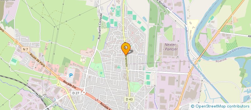 localisation de l'entreprise SCI COURVET  MABLY