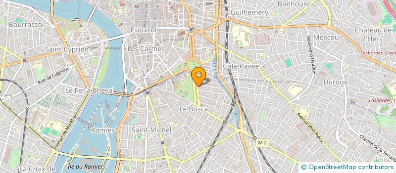 localisation de l'entreprise SCI COURVOISIER à TOULOUSE