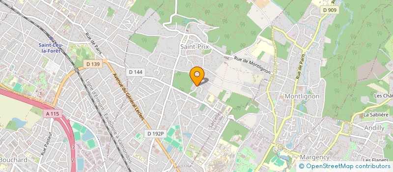 localisation de l'entreprise SCI COUSERGUE FLEURY à SAINT-PRIX