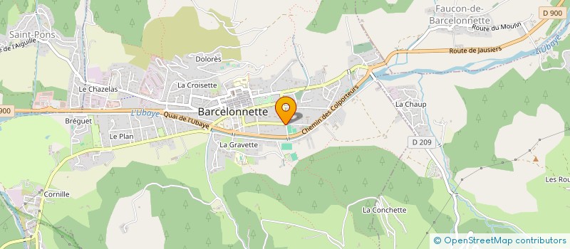 localisation de l'entreprise SCI COUSIEU à BARCELONNETTE