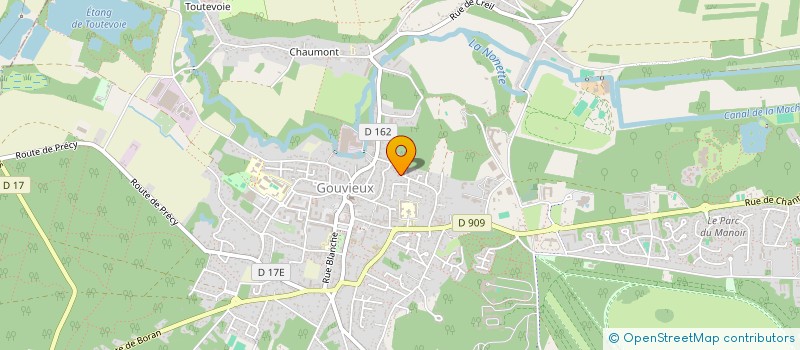 localisation de l'entreprise SCI COUSIMMO  GOUVIEUX