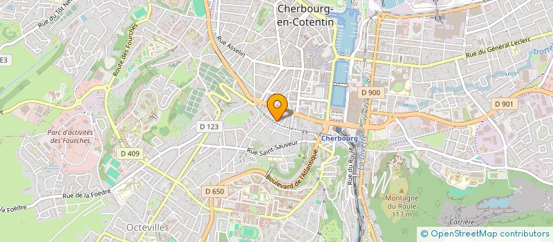 localisation de l'entreprise SCI COUSIN à CHERBOURG-EN-COTENTIN