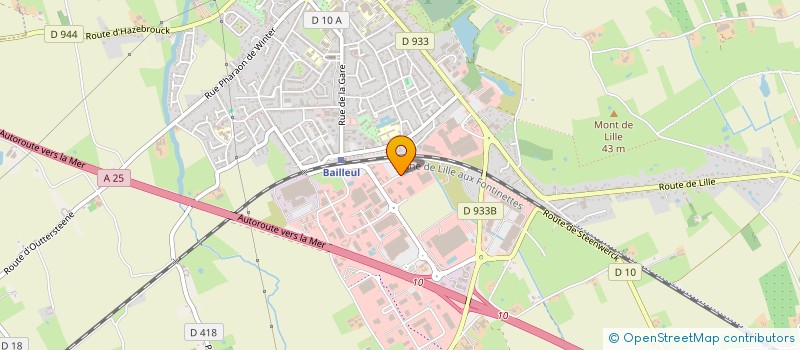 localisation de l'entreprise SCI COUSIN à BAILLEUL