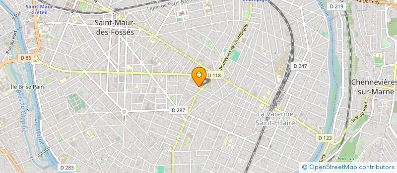 localisation de l'entreprise SCI COUSIN à SAINT-MAUR-DES-FOSSES