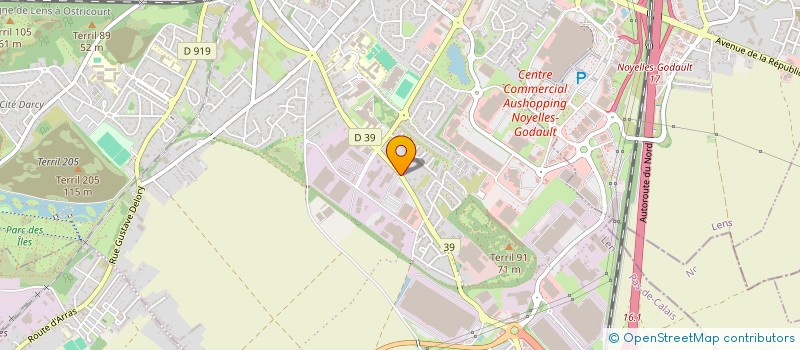 localisation de l'entreprise SCI COUSIN COUSINE à HENIN-BEAUMONT